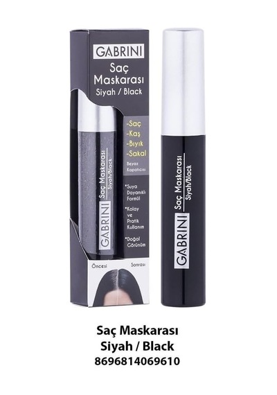 Gabrini Saç Maskarası Siyah Genel