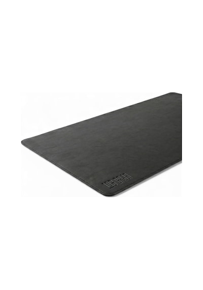 40x90 El Yapımı Deri Masa Pad - Premium Kaymaz Deri Mousepad Ve Klavye Altlığı - Sümen Masa Matı Siyah