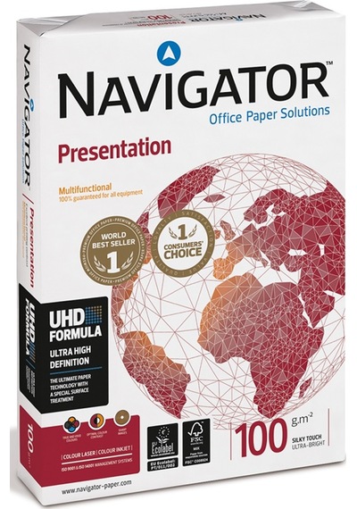 Navigator Gramajlı Kağıt Presentation 500 Lü A4 100 Gr Beyaz