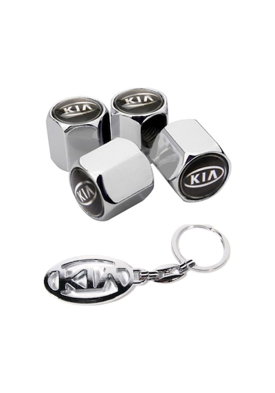 Kia Sorento 2002-2008 Krom Renk Sibop Kapağı 4 Adet Ve Krom Anahtarlık