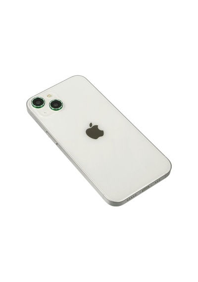 İphone 14 Diamond Kamera Lens - Yeşil