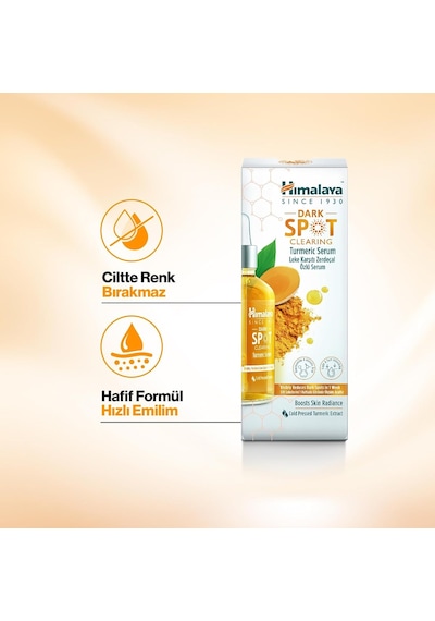 Since 1930 Dark Spot Clearing Leke Karşıtı Zerdeçal Özlü Serum 30 Ml, Niacinamide%2, Glikolik Asit 10%