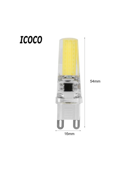 5 Adet 9 Watt G9 Led Ampül Dimmer Uyumlu Işık