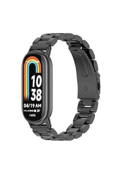 Xiaomi Mi Band 8 / Band 9 Kordon Klipsli Metal Kordon 04 +kısaltma Aparatı