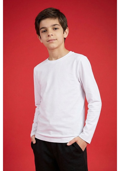 Standart Fit Basic O Yaka 3lü Paket Siyah-beyaz-fiesta Unisex Çocuk T-shirt - 11329 Siyah - Kırmızı