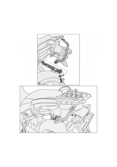 Sr3105 Suzuki Dl 1000 V-Strom 14-16 Arka Çanta Taşıyıcı