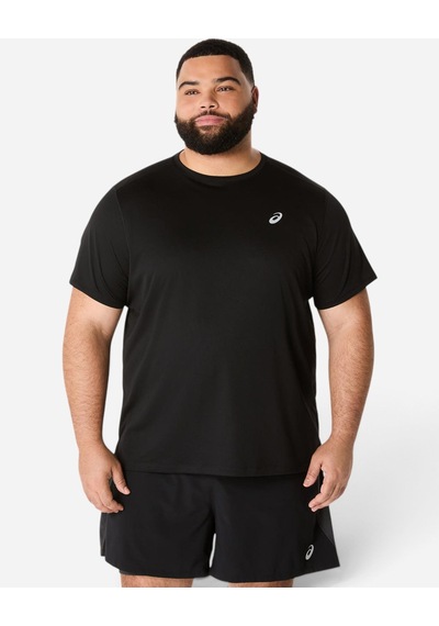 Asics Asıcs Sılver Ss Top Erkek Siyah Kısa Kollu Tshirt 2011d242-001
