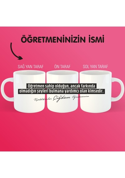 Öğretmenler Günü Kupa Bardak-14