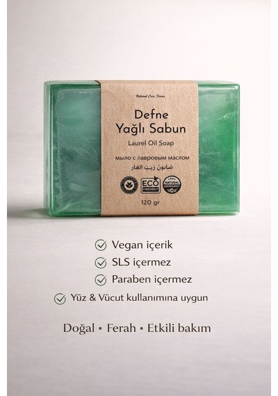 Defne Yağlı Cilt Bakım Sabunu - 120 Gr Defne