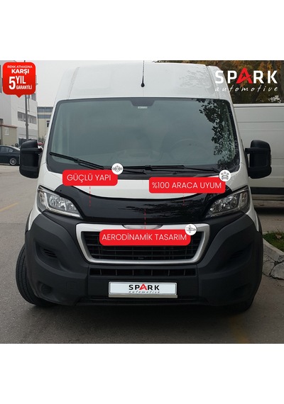 Peugeot Boxer 2014 Yılı Ve Sonrası Uyumlu Ön Kaput Rüzgarlık 3mm