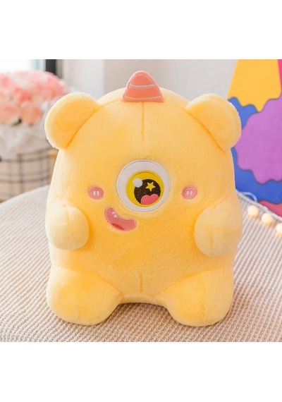 Küçük Canavarlar 20cm Peluş Oyuncak 1 Adet - Sevimli Uzaylılar Tüylü