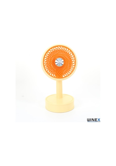 Winex Mini Taşınabilir Portatif Fan 3 Kademeli Vantilatör Sarı