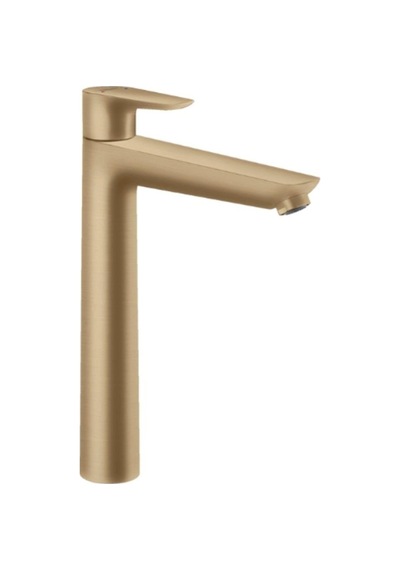 Hansgrohe Talis E Tek Kollu Lavabo Bataryası 240 Kumandasız Mat Bronz Bronz