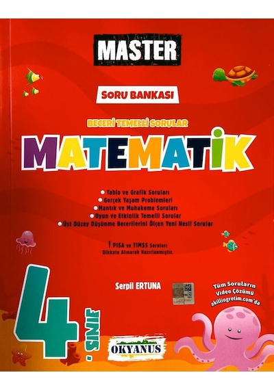 4. Sınıf Master Matematik Soru Bankası - Okyanus Yayıncılık