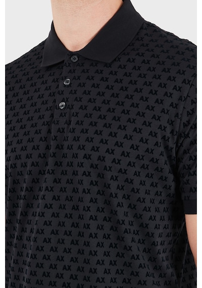Armani Exchange % 100 Pamuk Regular Fit Düğme Polo Erkek Polo Xm002905 Af10356 Ub101 Lacivert