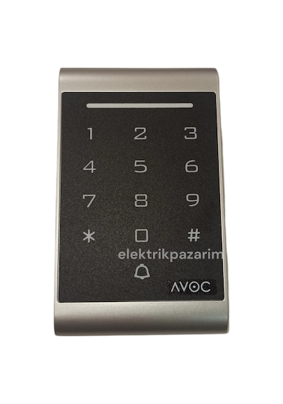 Avoc P150 Şifreli Ve Kartlı Geçiş Paneli Rfıd Manyetik Anahtarlık Gereklidir