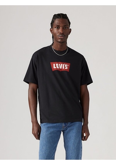 Levi's Erkek Bisiklet Yaka Siyah T-shirt - 005f9-0000 Siyah