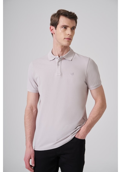 Morven Erkek Gri Basic Polo Yaka Dynamic Fit T-shirt 26yc018007100 Gri