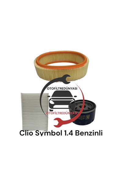 Renault Clio Symbol 1.4 Benzin Filtre Bakım Seti 413788487