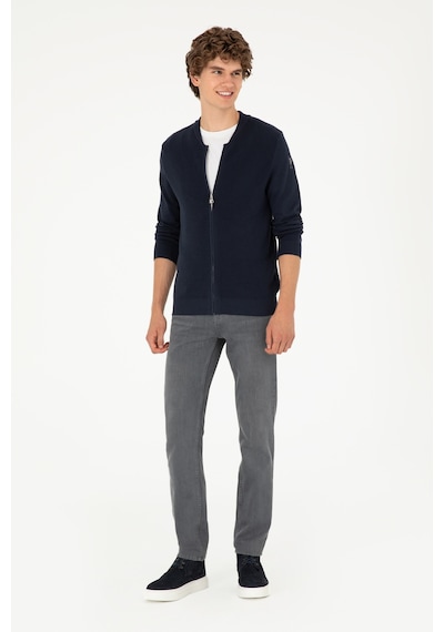 U.s. Polo Assn. Erkek Lacivert Hırka Triko 50293528-vr033 Lacivert