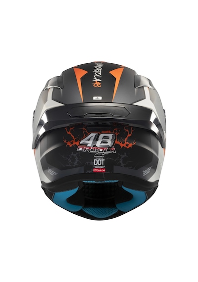Mt Helmets Targo S B4 İvan Motosikler Kaskı Turuncu XL-