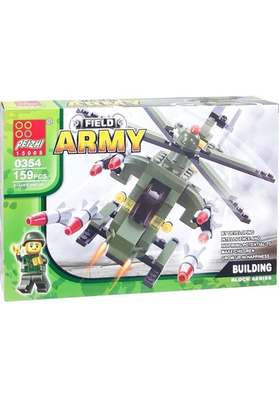 Askeri Helikopter Blok Seti 159 Parça 6+ 0354