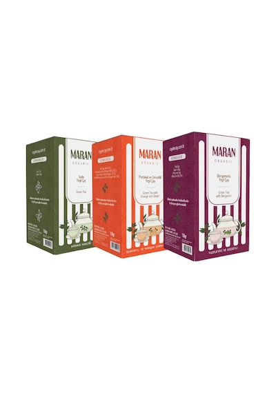 Maran Sade, Portakallı Ve Zencefilli,bergamotlu Yeşil Çay 3 x 150 G