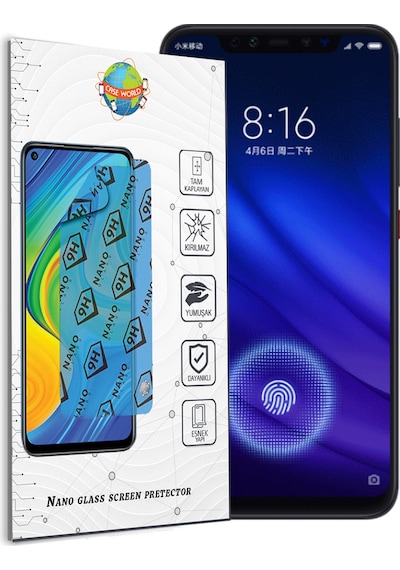 Xiaomi Mi 8 Pro Nano Ekran Koruyucu Kırılmaz Esnek Cam