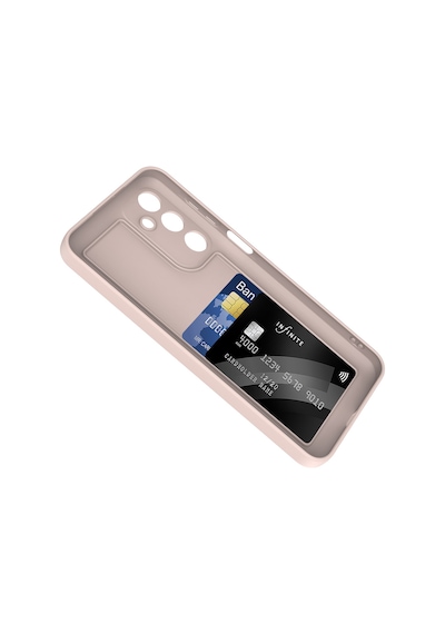 Zore Galaxy Uyumlu A16 Kılıf Kamera Korumalı Kartlık Hazneli Ata Vitra Kapak - Pembe Pembe