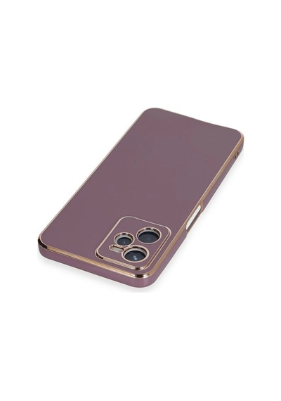 Gld-spt- Newface Realme C35 Kılıf Volet Silikon - Mor