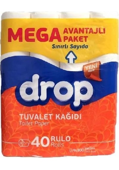 Drop Tuvalet Kağıdı 40'lı Mega
