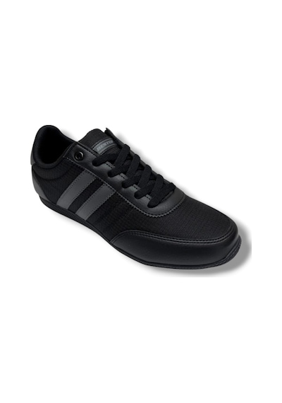 Best Of 2086-26 Cilt Deri Anatomik Erkek Sneaker Siyah Füme