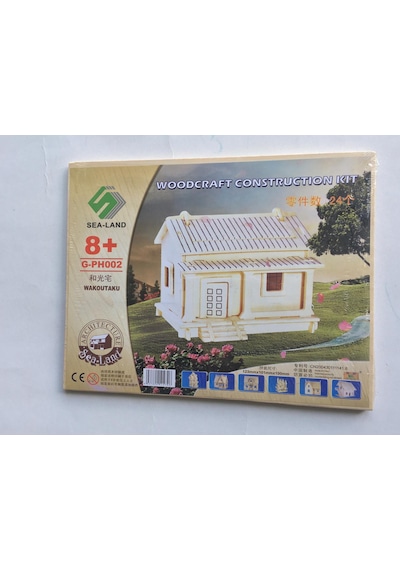 Ahşap 3d Puzzle Ev Maketi