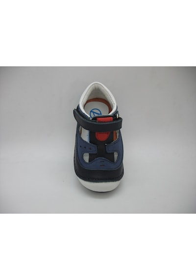 Angelokids Perlina 01102 Doğal Deri Ortopedik Ilk Adım Ayakkabısı 18-21 (429131010) Lacivert - Siyah