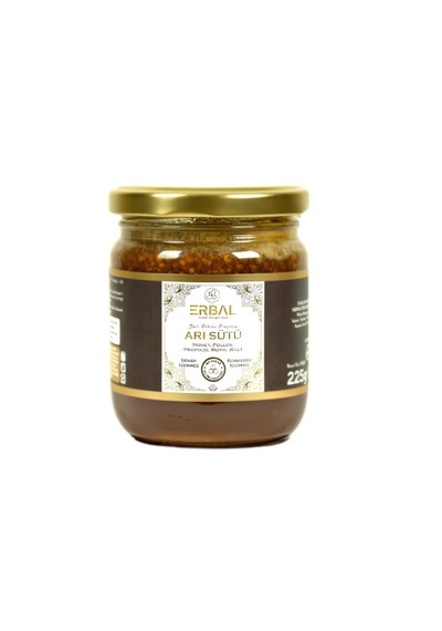 Erbal Organik Arı Sütü Propolis Polen Bal Karışımı 225 Gr