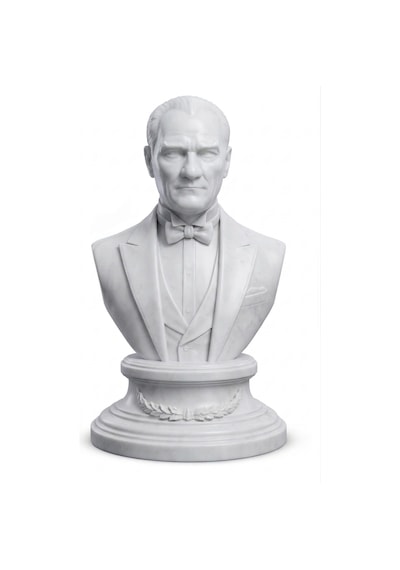 Gazi Mustafa Kemal Büstü Dekoratif 15 Cm Atatürk Figürü Masaüstü Anlamlı Hediyelik