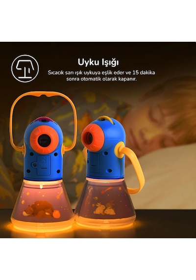 Mideer Masal Projektörü 4ü 1 Arada Kids Storybook Torch