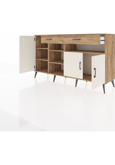 Hyperion Konsol 5 Raflı 2 Çekmeceli 3 Kapaklı 176x44x99 Çam-aytaş Çam-aytaşı/çam Hyperion Konsol 5 Raflı 2 Çekmeceli 3 Kapaklı 176x44x99 Çam-aytaş Çam-aytaşı/çam