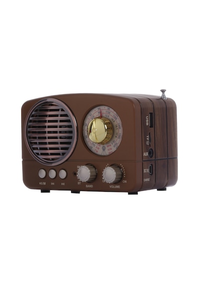 Nostaljik Fm Radyo Bluetooth-Usb-Retro Meier M161-Bt
