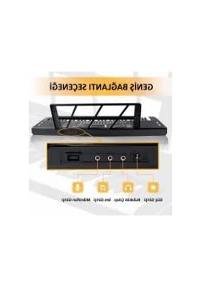 61 Tuşlu Elektronik Piyano, Usb Bağlantılı Ve Taşınabilir