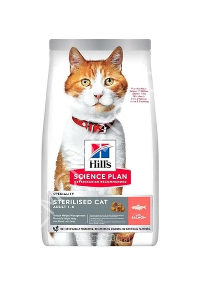 Hill's Somon Balıklı Kısırlaştırılmış Yetişkin Kedi Mamasi 8 KG + 2 KG