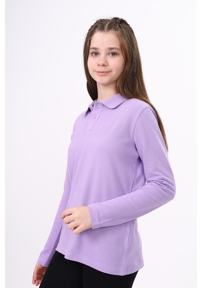 Toontoy Kids Toontoy Unisex Çocuk Nakışlı Tişört Lila