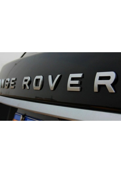 Range Rover Kaput Ve Bagaj Mat Krom Metal Yazı Ürün