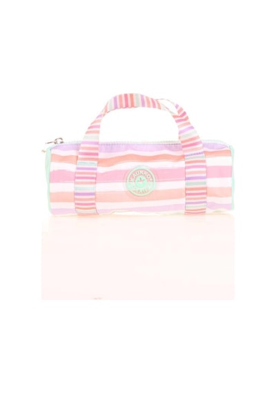 Kaukko Travel Double Stripe Kalem Çantası Mint K2600