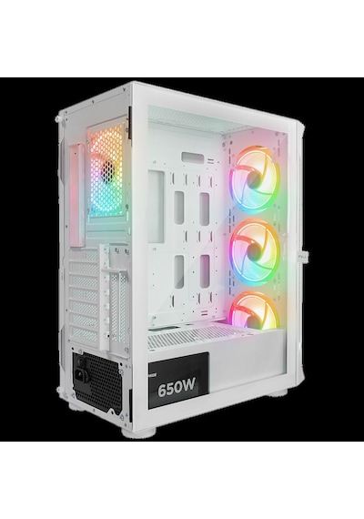 Rampage Prolıx Mesh 650w 80+ Beyaz 4 12cm Argb Fan Manyetik Temperli Camlı Atx Mid-t Gaming Oyuncu K Rampage Prolıx Mesh 650w 80+ Beyaz 4 12cm Argb Fan Manyetik Temperli Camlı Atx Mid-t Gaming Oyuncu K