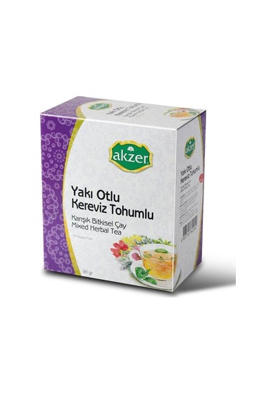 Akzer Yakıotlu Kereviz Tohumlu Çay 60'lı