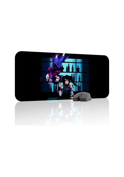 Va-11 Hall-a Kaymaz Dikişli Kauçuk Oyuncu Mousepad V1 - 70x30 Xl Gaming Mouse Pad Fare Altlığı