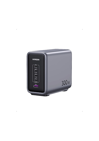 Ugreen Nexode 4XUSB-C 1XUSB-A 300W Gan 5 Portlu Hızlı Şarj Cihazı İstasyonu