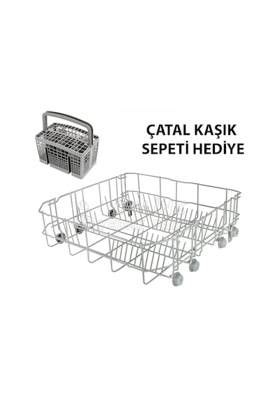 Arçelik Beko Uyumlu Bulaşık Makinesi Alt Sepeti - Gri 394804424