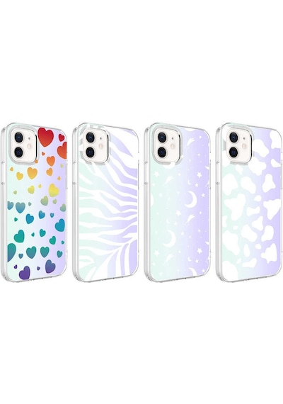 Apple Uyumlu iPhone 12 Uyumlu Zore M-blue Desenli Kılıf-cow No2 Cow No2 -